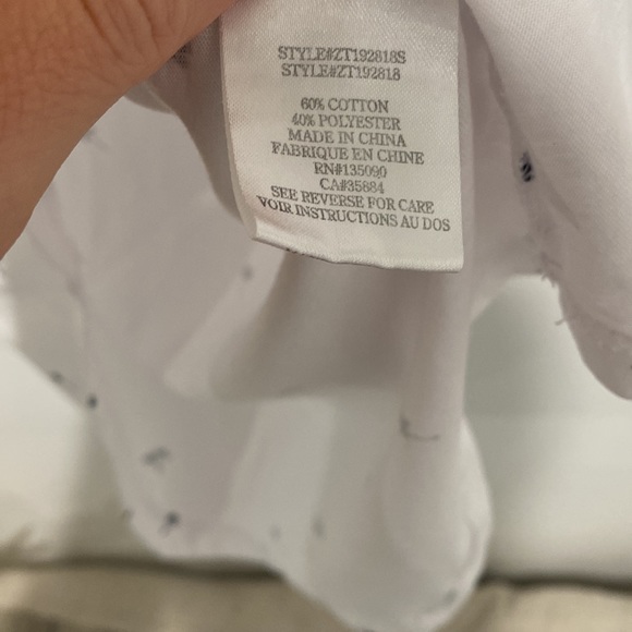 Z Supply White Pocket Tee With Palm Trees - Picture 8 of 8